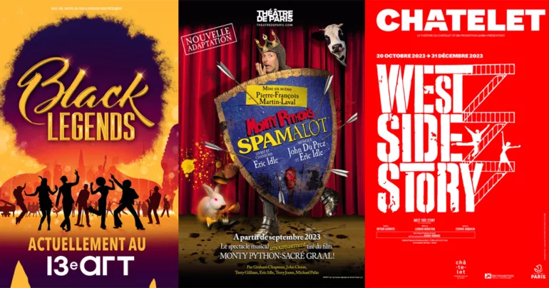 comedies musicales spamalot west side story black legends starmania le roi lion